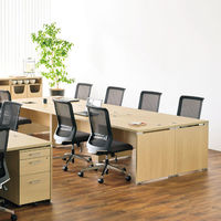 ARAN WORLD EIDOS エイドス 平机 引出し無し ライトオーク 幅1200×奥行700×高さ700mm 1台（2梱包）