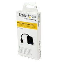 HDMI-VGA (RGB)変換アダプタ (オーディオ対応)　HD2VGAA2　1個　StarTech.com