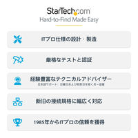 IP対応HDMI延長分配器送受信機セット　4K/30Hz対応　ST12MHDLAN4K　1セット（2個）　StarTech.com（直送品）