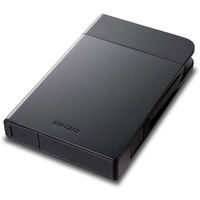 バッファロー ICカードセキュリティ 耐衝撃ポータブルHDD 2TB 黒 HD-PZN2.0U3-B 1台（直送品）