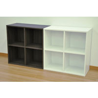 エイ・アイ・エス レコードラック ホワイト 幅733×奥行355×高さ733mm GTLP-001 WH 1台（直送品）