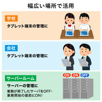 延長コード 電源タップ 3m 3P（ピン） 6個口 スイッチ ホワイト TAP-RT1 サンワサプライ 1個（直送品）