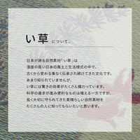 萩原 い草センターラグ（裏貼り） 涼水（りょうすい） BL ブルー 約230×230cm 1枚（直送品）