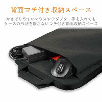 インナーケース パソコンバッグ 撥水加工 ～13.3インチ 取っ手付 オフトコ ブラック BM-IBOF13BK エレコム 1個