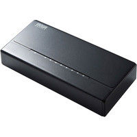 サンワサプライ スイッチングハブ(8ポート・マグネット付き) LAN-SWHP801BK 1個（直送品）