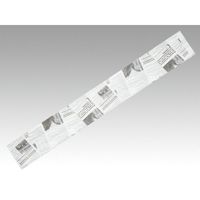 大阪ポリヱチレン販売 フランスパン紙袋ヨーロピアン柄（白）No.179（特大） 6578 1包：50枚×20（直送品）