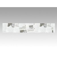 大阪ポリヱチレン販売 フランスパン紙袋ヨーロピアン柄（白）No.171（中） 6580 1包：50枚×20（直送品）