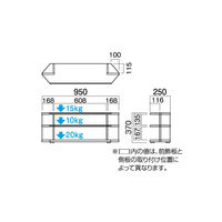 TIMEZ DJシリーズ テレビ台 オーディオラック ブラック 幅950×奥行250×高さ370mm TV-DJ40 1台（直送品）