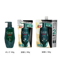 CLEAR（クリアフォーメン）メンズ リンスインシャンプー ポンプ 男性用 シャンプー 本体 350g ユニリーバ