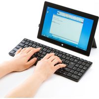 サンワサプライ Bluetoothスリムキーボード(テンキーあり・ブラック) SKB-BT22BKN 1個（直送品）