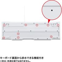 サンワサプライ USBキーボード(ホワイト) SKB-L1UN 1個
