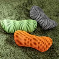 クラスアップ クッション ランバーサポート ウレタン メッシュ 低反発 グレー 387520 1個（直送品）