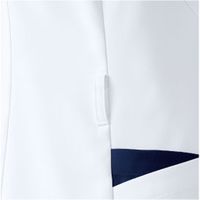 ルコックスポルティフ ジャケット ホワイト×ネイビー 5L UQW1059-5-5L 1枚　白衣（直送品）