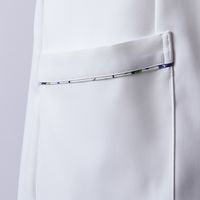 住商モンブラン スクラブ レディス 半袖 オフホワイト/バイオレット LW611-16 1枚　スクラブ（直送品）