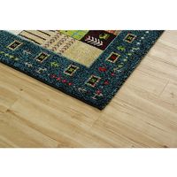 イケヒコ イビサ ラグ 2000×2500mm ネイビー 1320370190601 1枚（直送品）