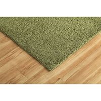 イケヒコ プリーム ラグ 1850×1850mm グリーン 1280400121203 1枚（直送品）