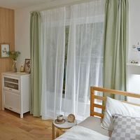 スミノエ コルネ セミオーダー レースカーテン カーヴ 2800×2040mm ナチュラルホワイト １セット(2枚入)（直送品）