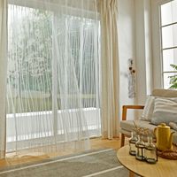 スミノエ コルネ セミオーダー レースカーテン クレープ 1300×1640mm ナチュラルホワイト １セット(2枚入)（直送品）