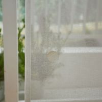 スミノエ コルネ セミオーダー レースカーテン ギモーヴ 2900×1440mm アイボリー １セット(2枚入)（直送品）