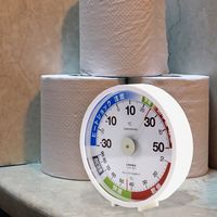 エンペックス気象計 脱衣室・トイレ用温・湿度計 TM-6311 1個
