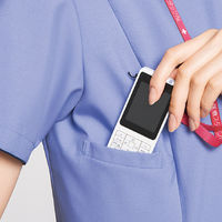 フォーク カ】7022SCー2 サックス M 7022SC-2-M 1枚　スクラブ