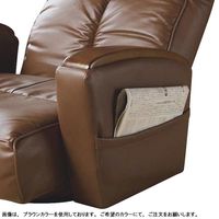 宮武製作所　肘付本革座椅子-風雅-　アイボリー　（直送品）