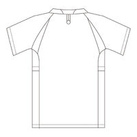 アシックス スクラブジャケット(男女兼用) 半袖 3L CHM301-0309 1枚　スクラブ（直送品）