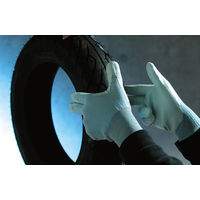 SHOWA ニトリルゴム背抜き手袋 No265ピッタリ背抜き強力ロング ブルー 3双パック Mサイズ NO265-M3P 1パック(3双)（直送品）