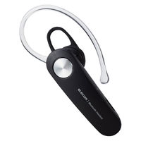 片耳用Bluetoothヘッドセット 音楽・通話両対応 約6時間連続再生 LBT-HS11BK エレコム（直送品）