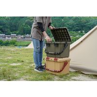 リングスター Starke-R LION 収納ボックス サンドベージュ L465×W333×H322mm STR-470 SND 1個