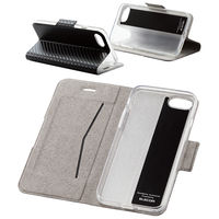 iPhone SE 第3・2世代/8/7 用 ケース カバー カーボン調(ブラック) PM-A22SPLFUCB エレコム 1個（直送品）