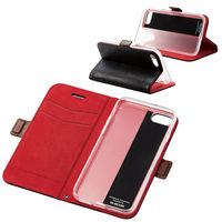 iPhone SE 第3・2世代/8/7 用 ケース カバー レザー 手帳 ブラック PM-A22SPLFYBK エレコム 1個（直送品）