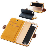 iPhone SE 第3・2世代/8/7 用 ケース カバー レザー 手帳 ネイビー PM-A22SPLFYNV エレコム 1個（直送品）