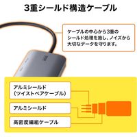 サンワサプライ USB Type C-HDMI/VGA変換アダプタ(4K/30Hz/PD対応) AD-ALCHV02 1個