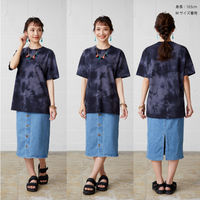 TRUSS タイダイTシャツ　サイズL　6.2oz　Mピンク　1セット（2着入）（直送品）