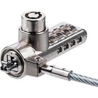 サンワサプライ シリンダ＋ダイヤル錠対応セキュリティワイヤー SL-88 1個（直送品）