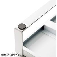 サンワサプライ 電源タップ+USBハブ付き机上ラック(W500) MR-LC204WN 1台（直送品）