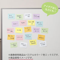 【強粘着】コクヨ　ふせん　75×100mm　ネオン7色アソート　K2メ-KN75100X10　90枚×10冊×1箱　〈K2〉