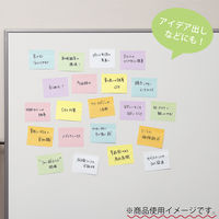 【強粘着】コクヨ　ふせん　75×100mm　パステル7色アソート　K2メ-KP75100X10　90枚×10冊×1箱　〈K2〉