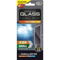 Galaxy A53 5G ガラスフィルム 高透明 PM-G224FLGG エレコム 1個（直送品）
