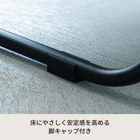 永井興産 リクライニングコット 幅570×奥行1820×高さ880mm ブロックストライプ NK-705ABS-5 1セット（5台）（直送品）