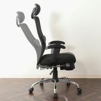 不二貿易 スリープ メッシュバックチェアー ブラック 50378 1脚（直送品）