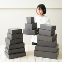 ヘッズ 無地スマートボックス/ダークグレー-5 30枚(10枚×3) MSD-GB5