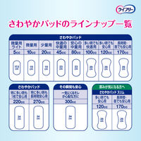 吸水パッド ライフリー 女性用 さわやかパッド 快適の中量用 45cc 1セット（66枚：22枚入×3パック）ユニ・チャーム