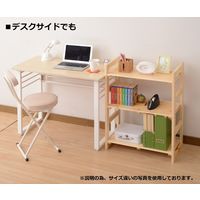 YAMAZEN　ウッドラック　幅600×奥行300×高さ1400mm　ナチュラル　（直送品）