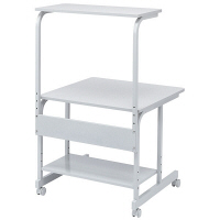 サンワサプライ　パソコンラック　幅750×奥行725×高さ1120～1270mm　（直送品）