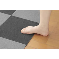 サンコー 撥水おくだけタイルマット20枚入り ダークグレイ KI-91 1セット