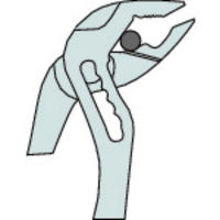 ロブテックス ハイブリッドポンププライヤー　225ｍｍ UU4150 1丁