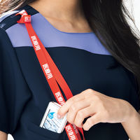 フォーク レディススクラブ Dネイビー×ストエカス M HI702-12 1枚　スクラブ（直送品）