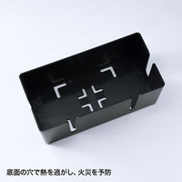 サンワサプライ ケーブル&タップ収納ボックス CB-BOXP2BKN2 1個